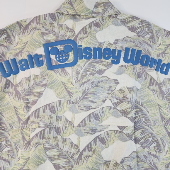 Disney Tropical Spirit Jersey Button Up - M - Picture 1 of 11